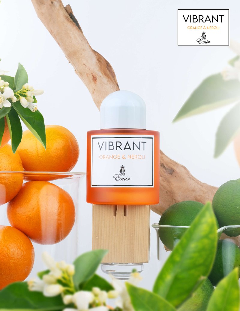 Emir VIBRANT ORANGE AND NEROLI